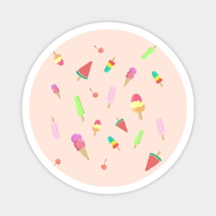 Fruity Ice cream Popsicle Magnet